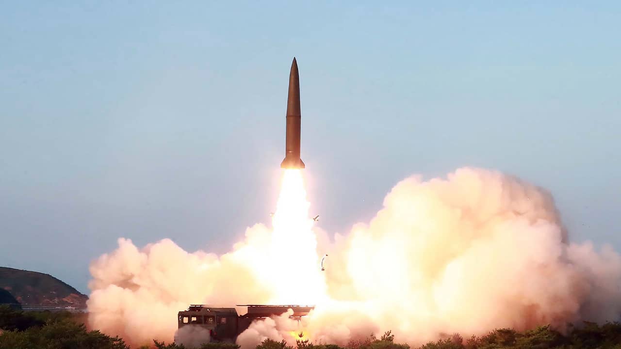 Photo of North Korean missile