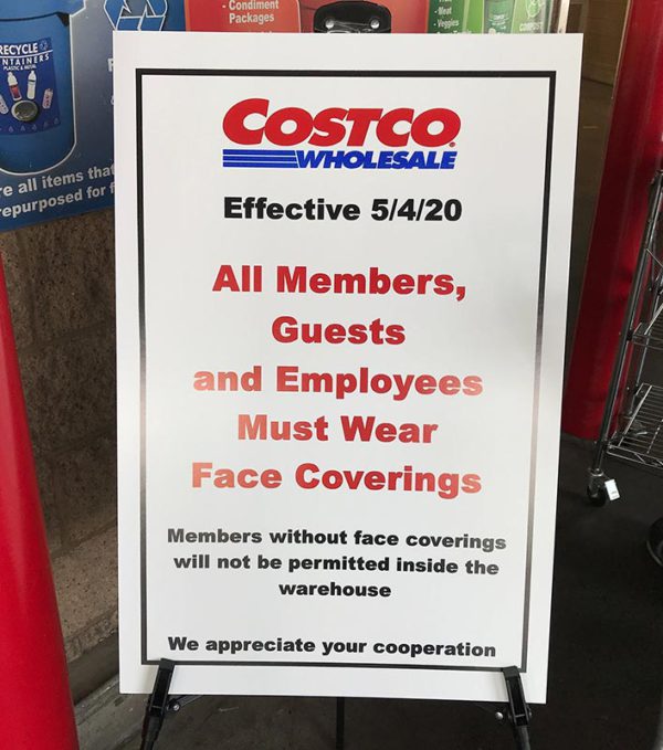 Attention, Costco Shoppers Masks Required Starting Monday GV Wire