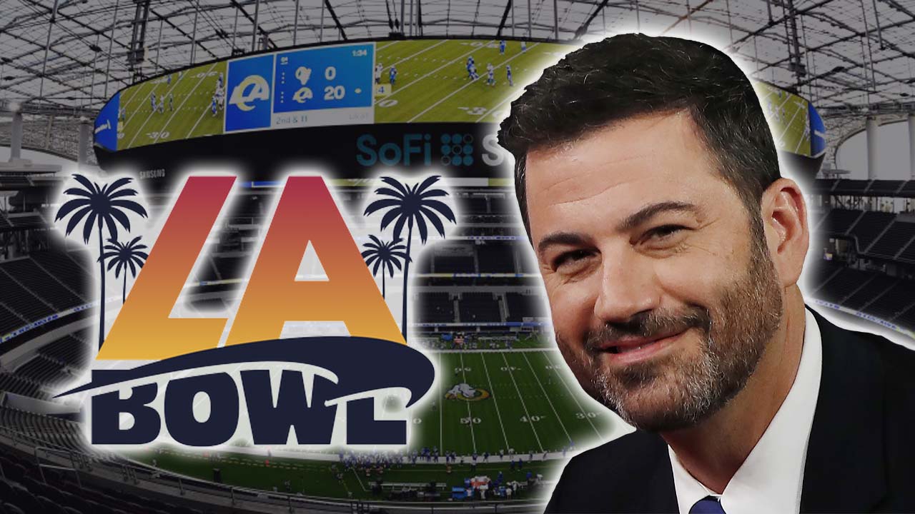 Jimmy Kimmel needs a credential for his own bowl game 