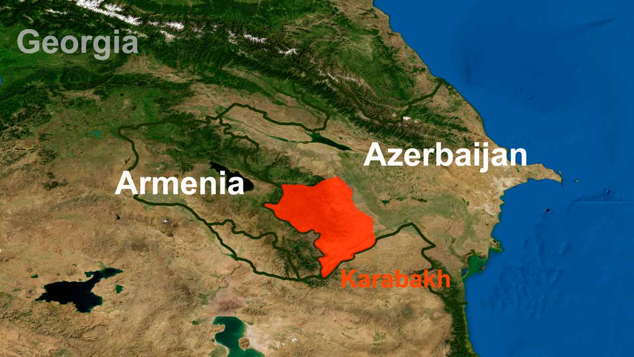 Heavy fighting breaks out between Armenia and Azerbaijan, raising fears of  war