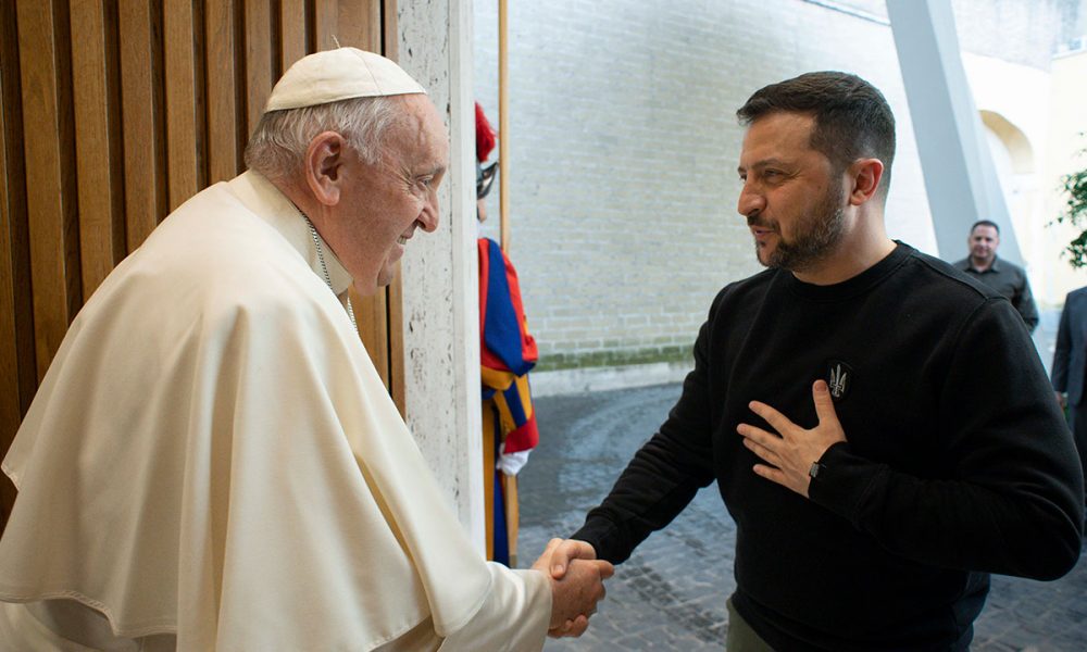 Zelenskyy Meets Pope Francis at Vatican and Seeks Backing for Ukraine's Peace Plan - GV Wire - Vimarsana News