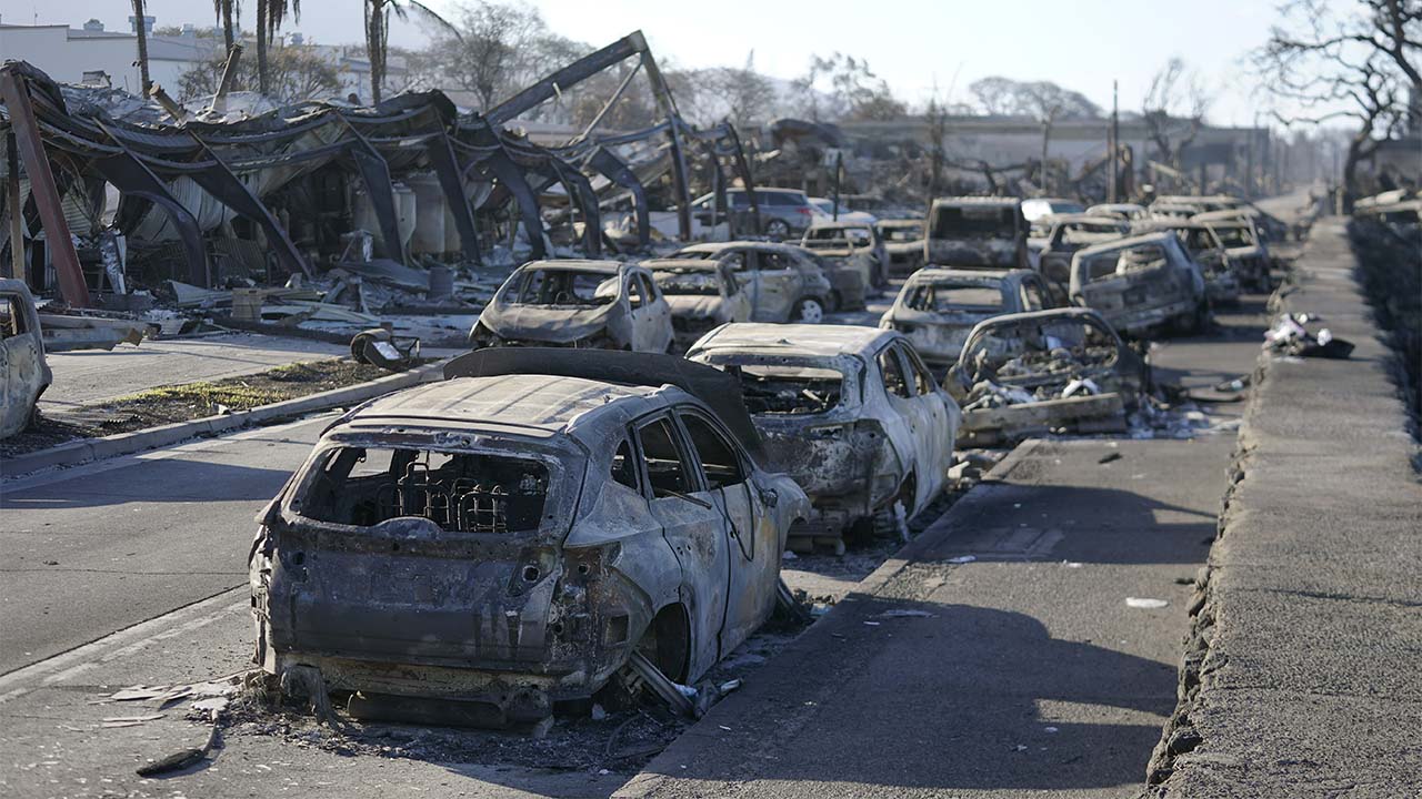 Bare electrical wire and leaning poles on Maui were possible cause of  deadly fires